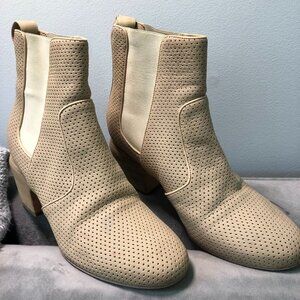 FENDI Perforated Leather Booties - perfect transition footwear, 38